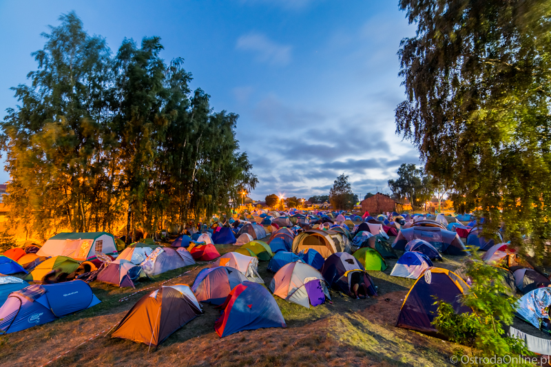 Festiwalowe pole namiotowe. foto: Jacek Piech