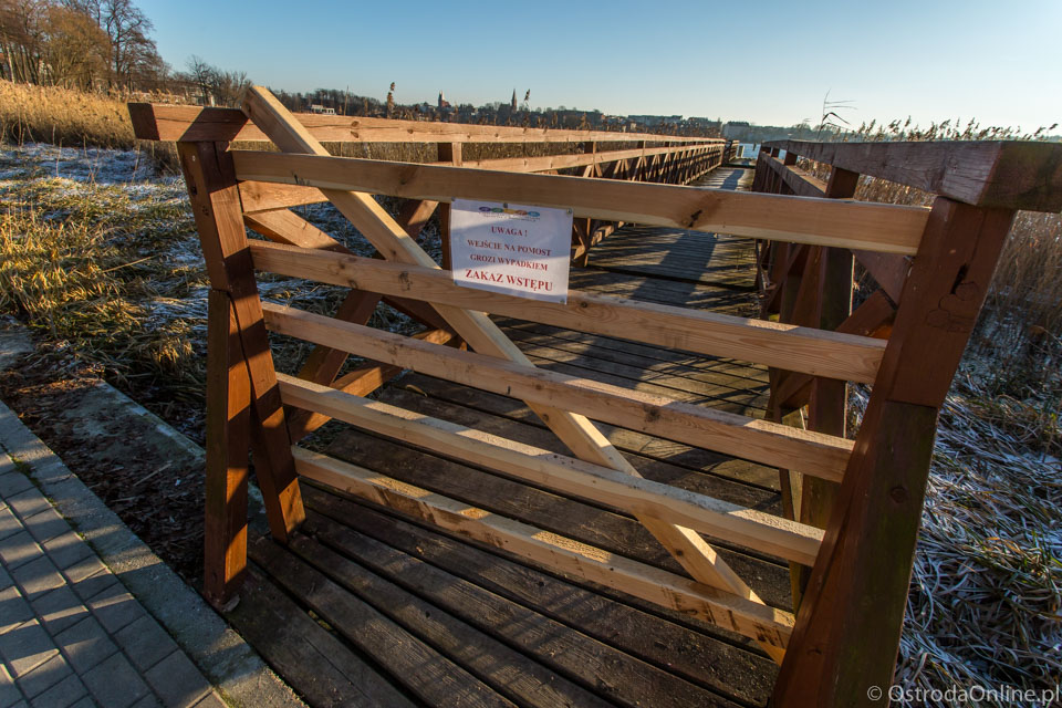 W grudniu 2015 roku wejście na pomost zostało zablokowane.