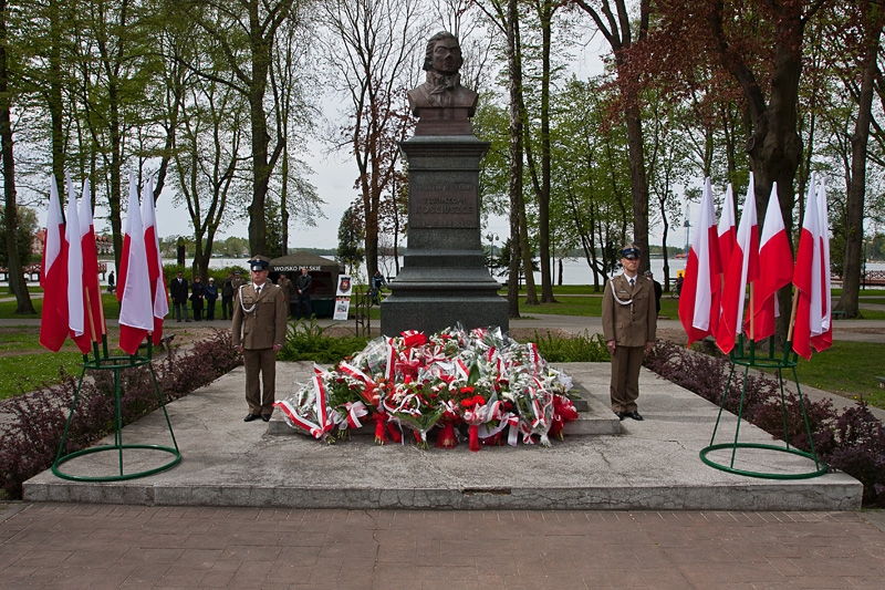Uroczystości pod pomnikiem Tadeusza Kościuszki