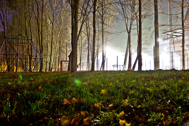 mt_gallery: Park Collisa nocą.