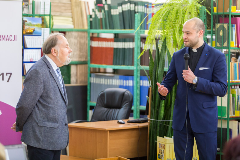 prof. dr hab. Janusz Małłek i Ks. Wojciech Płoszek