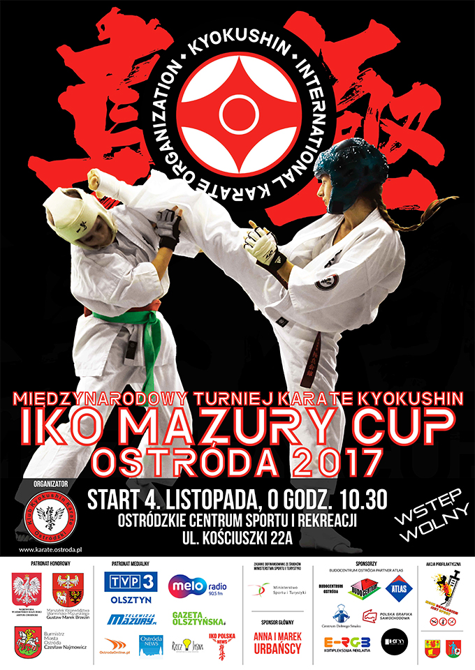 IKO Mazury Cup Ostróda 2017 - plakat