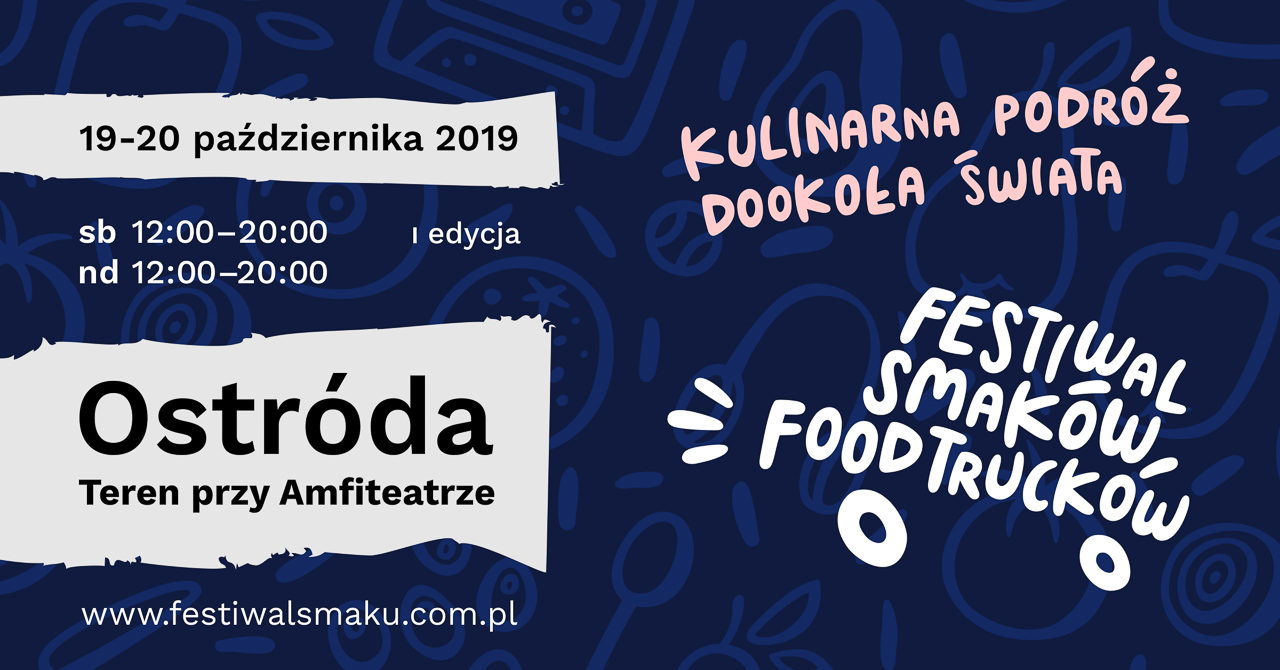 I Festiwal Smaków Food Trucków 2019 plakat