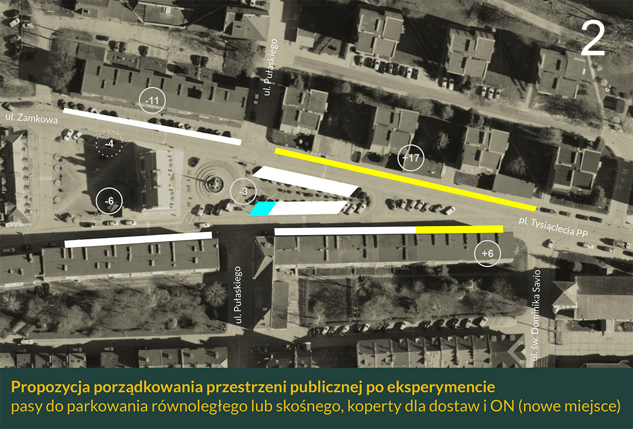 Planowane miejsca parkingowe, foto: Urząd Miejski w Ostródzie - Paweł Jaworski