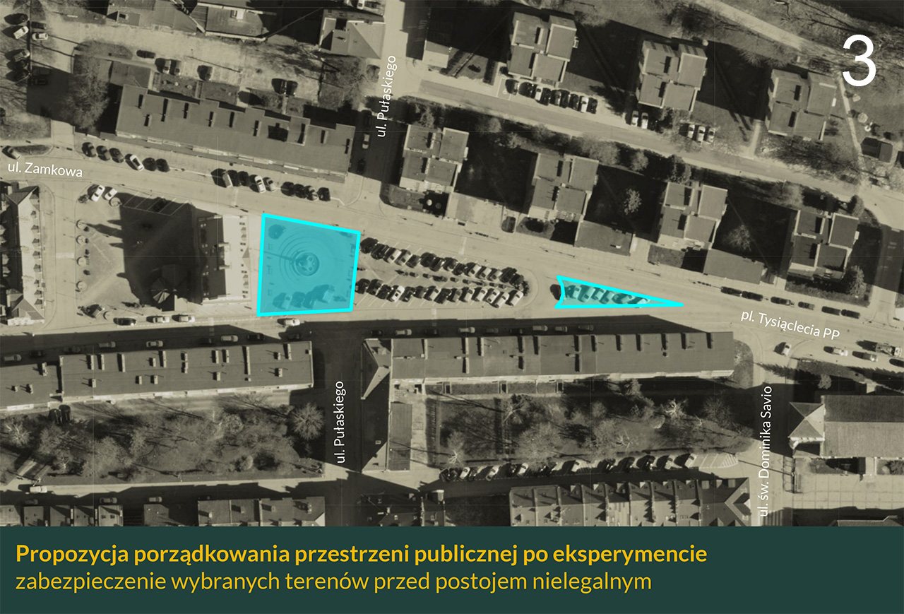 Miejsca z zakazem parkowania, foto: Urząd Miejski w Ostródzie - Paweł Jaworski